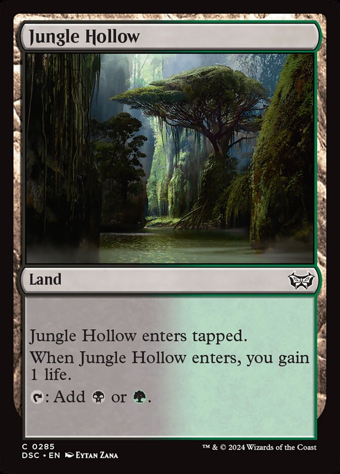Jungle Hollow 285 (Commander: Duskmourn: House of Horror)  | Good Games Adelaide SA