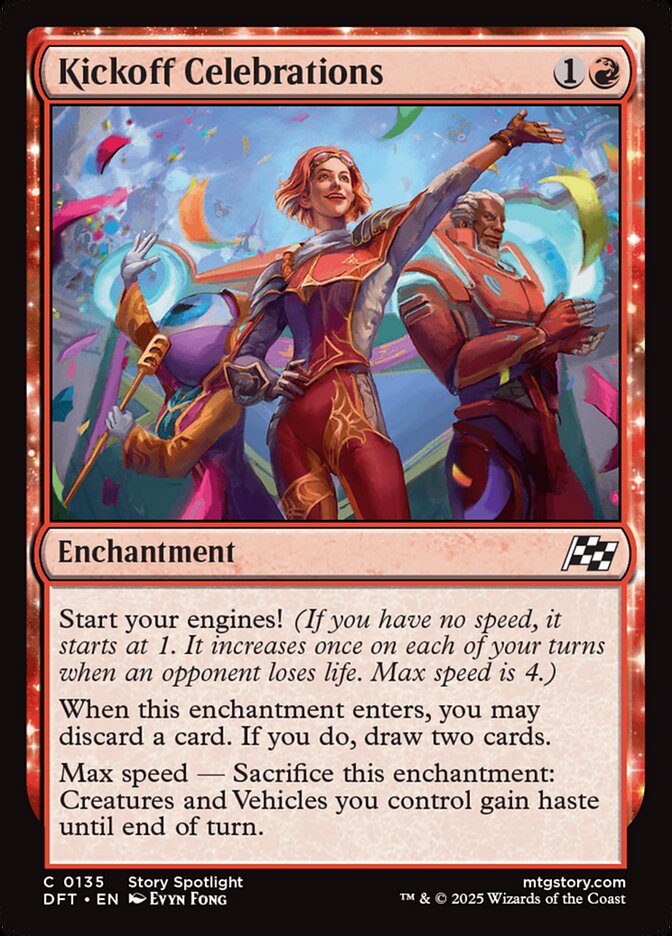 Kickoff Celebrations 135 (Aetherdrift)  - Foil | Good Games Adelaide SA