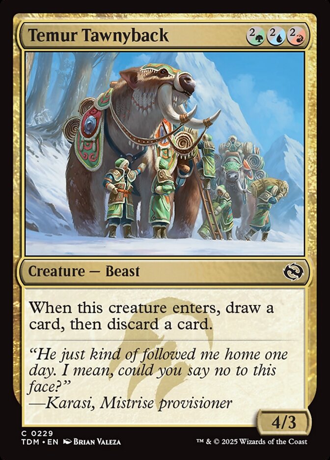 Temur Tawnyback 229 (Tarkir: Dragonstorm)  | Good Games Adelaide SA