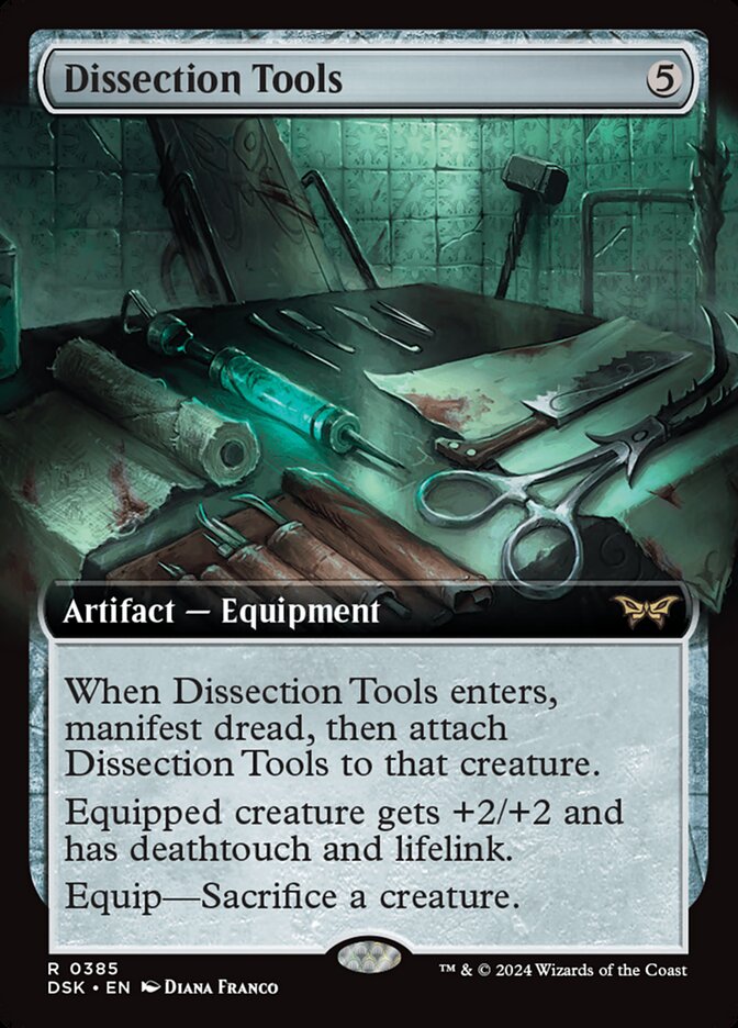 Dissection Tools 385 (Duskmourn: House of Horror)  - Foil | Good Games Adelaide SA