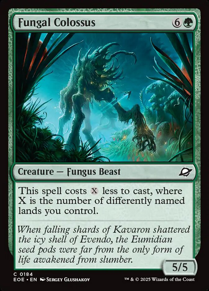 Fungal Colossus 184 (Edge of Eternities)  | Good Games Adelaide SA