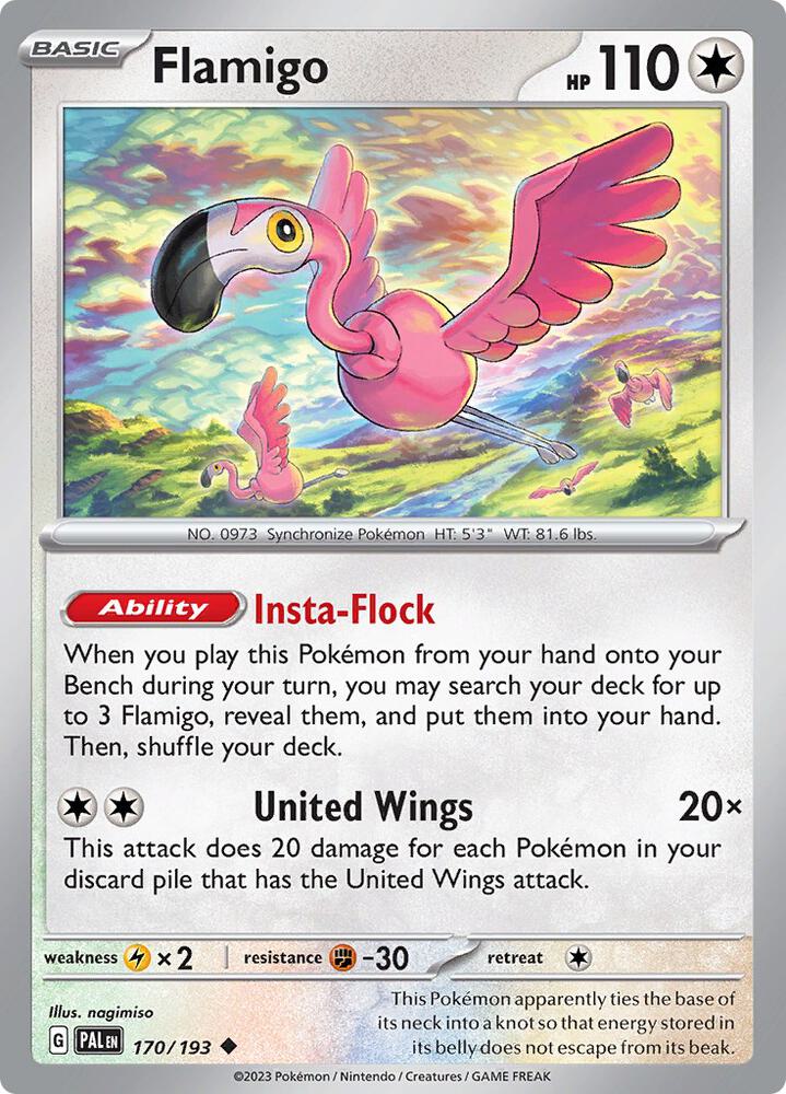 Flamigo 170/193 (SV02: Paldea Evolved)  | Good Games Adelaide SA
