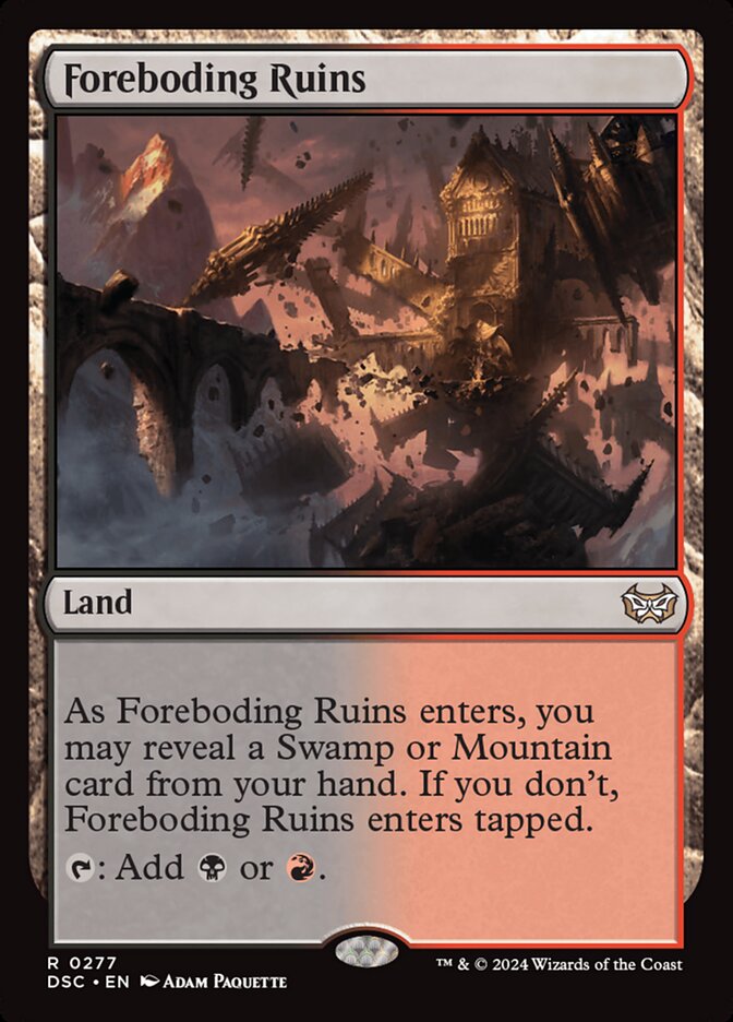 Foreboding Ruins 277 (Commander: Duskmourn: House of Horror)  | Good Games Adelaide SA
