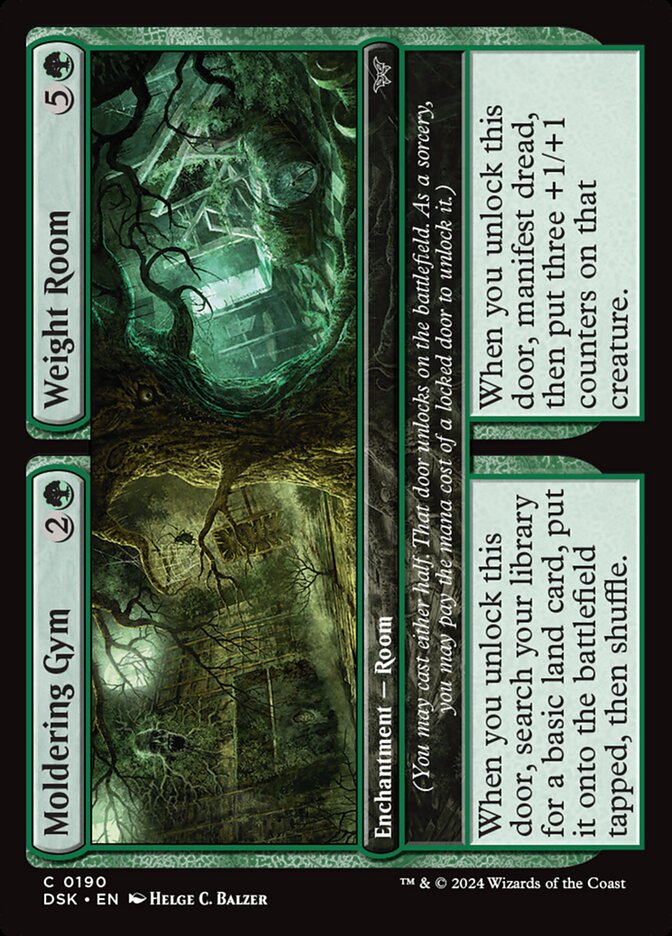 Moldering Gym // Weight Room 190 (Duskmourn: House of Horror)  - Foil | Good Games Adelaide SA