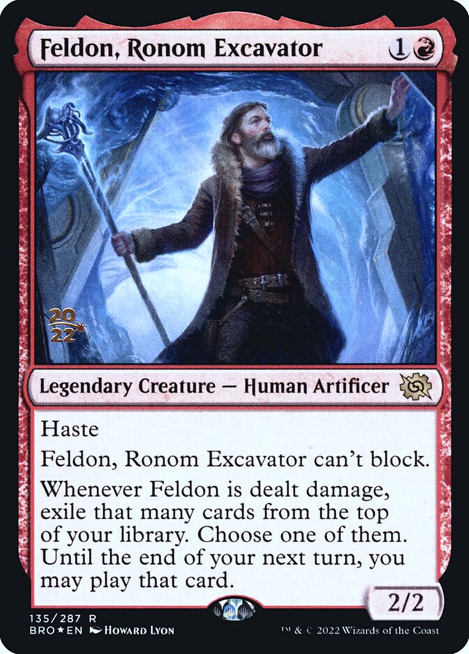 Feldon, Ronom Excavator 135 (Prerelease Cards)  - Foil | Good Games Adelaide SA