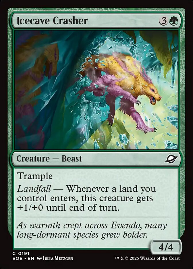Icecave Crasher 191 (Edge of Eternities)  - Foil | Good Games Adelaide SA