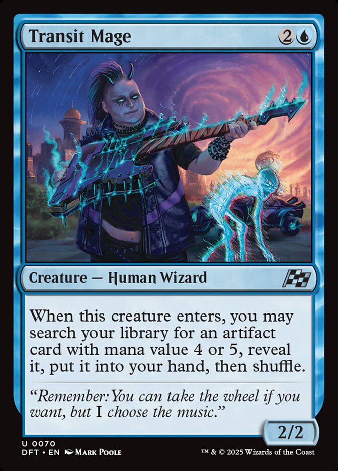 Transit Mage 70 (Aetherdrift)  - Foil | Good Games Adelaide SA