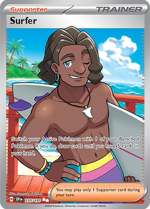 Surfer 235/191 (SV08: Surging Sparks)  - Holofoil | Good Games Adelaide SA