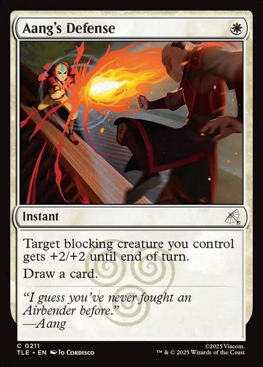 Aang's Defense 211 (Avatar: The Last Airbender: Eternal-Legal)  - Foil