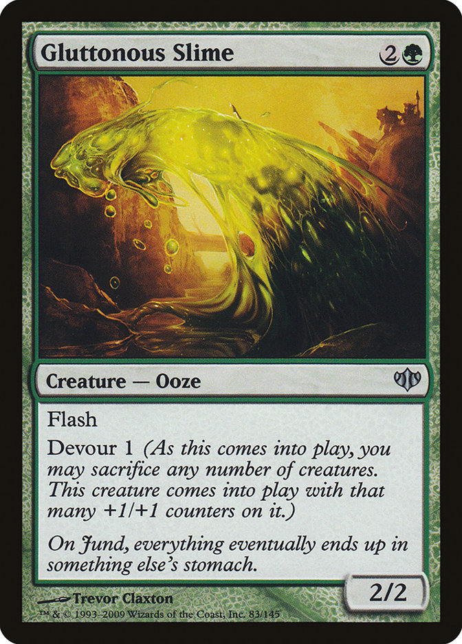 Gluttonous Slime 83 (Conflux)  - Foil | Good Games Adelaide SA