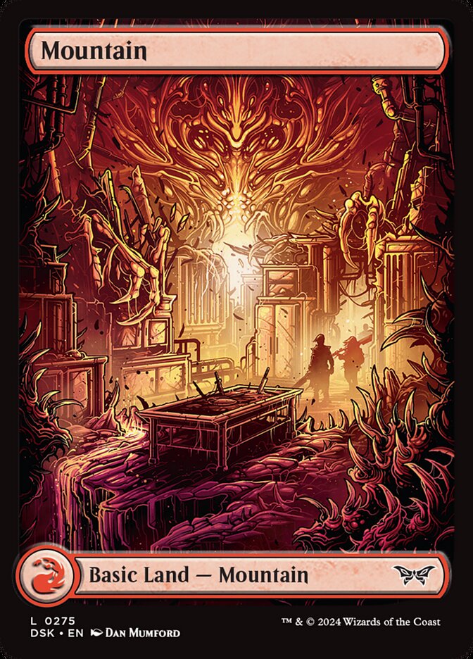 Mountain 0275 Full Art 275 (Duskmourn: House of Horror)  | Good Games Adelaide SA