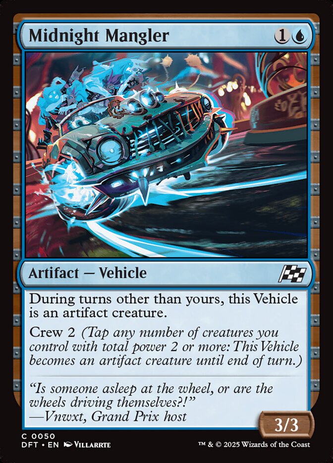 Midnight Mangler 50 (Aetherdrift)  - Foil | Good Games Adelaide SA