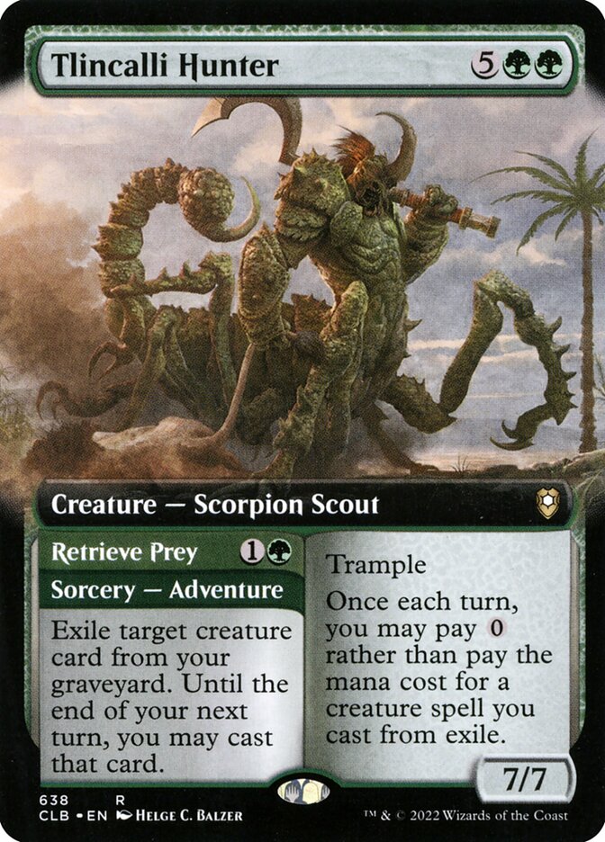 Tlincalli Hunter // Retrieve Prey 638 (Commander Legends: Battle for Baldur's Gate)  | Good Games Adelaide SA
