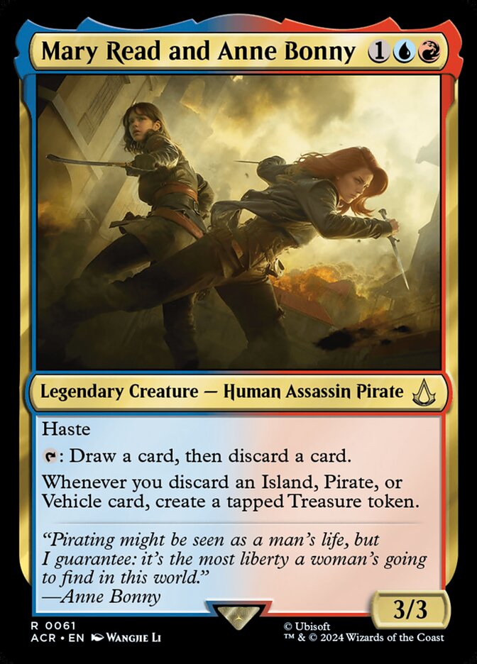 Mary Read and Anne Bonny 61 (Universes Beyond: Assassin's Creed)  - Foil | Good Games Adelaide SA