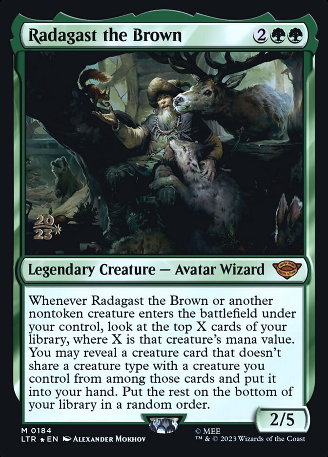 Radagast the Brown 184 (Prerelease Cards)  - Foil | Good Games Adelaide SA