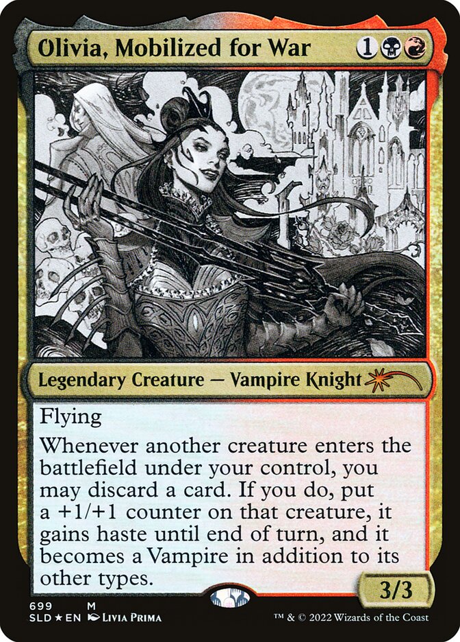 Olivia, Mobilized for War 699 (Secret Lair Drop Series)  - Foil | Good Games Adelaide SA