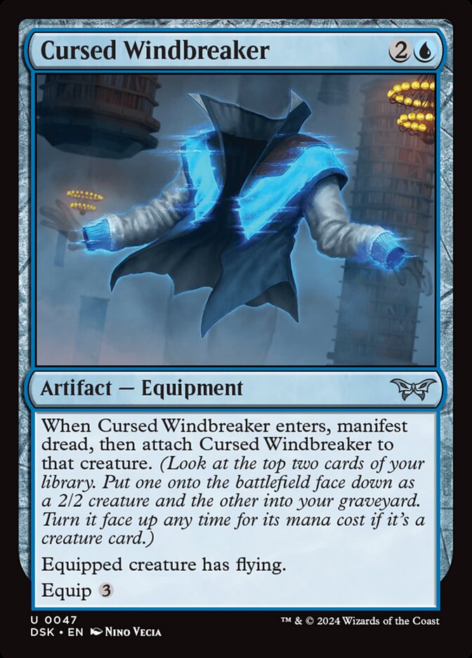 Cursed Windbreaker 47 (Duskmourn: House of Horror)  | Good Games Adelaide SA