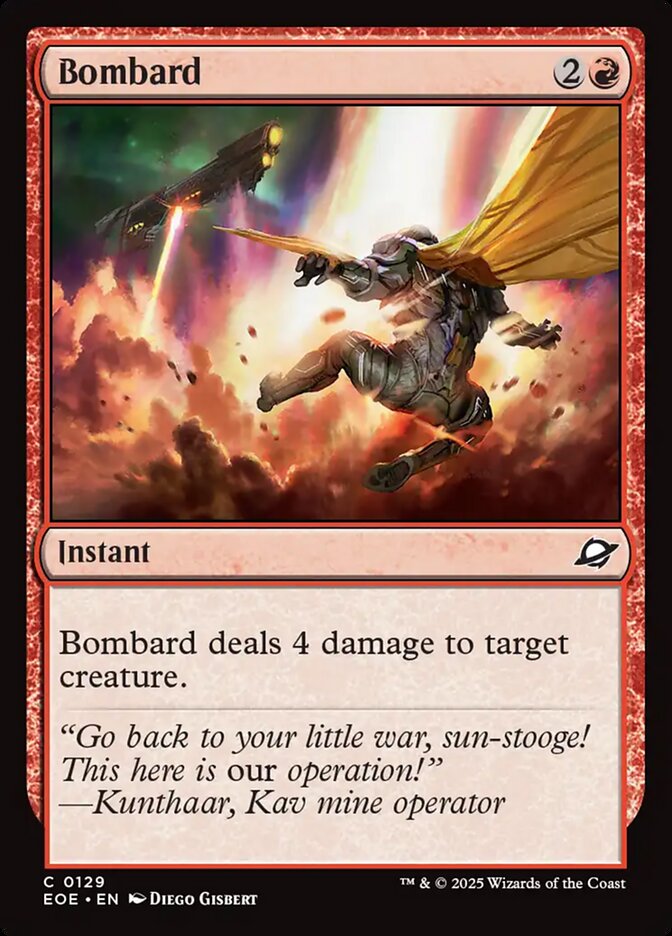 Bombard 129 (Edge of Eternities)  - Foil | Good Games Adelaide SA