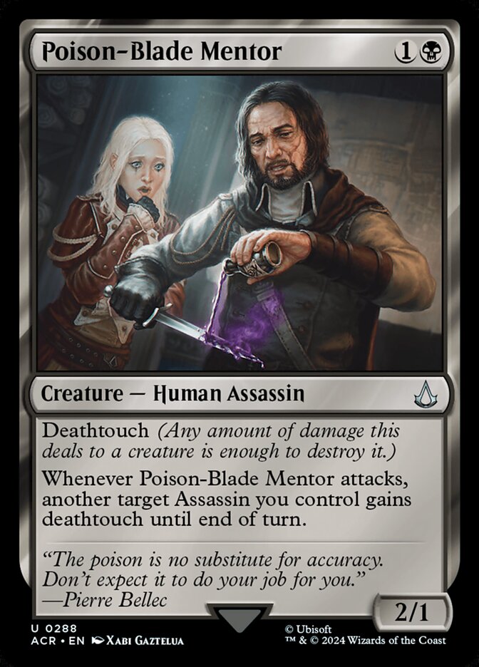 Poison-Blade Mentor 288 (Universes Beyond: Assassin's Creed)  | Good Games Adelaide SA