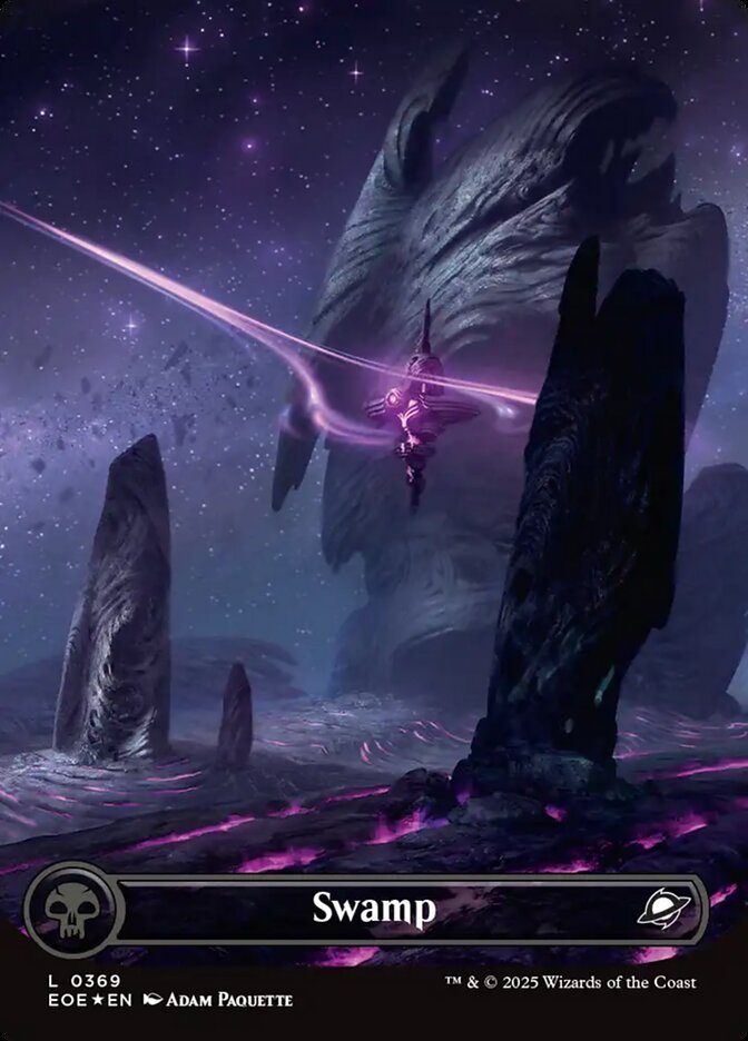 Swamp 369/276 (Edge of Eternities)  - Galaxy Foil | Good Games Adelaide SA