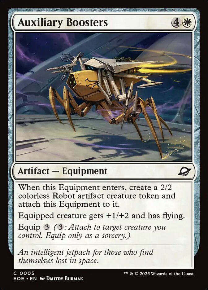 Auxiliary Boosters 5 (Edge of Eternities)  - Foil | Good Games Adelaide SA