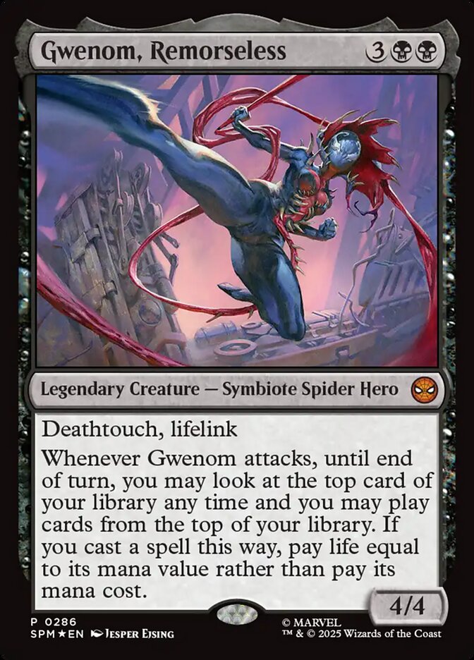 Gwenom Remorseless 286 (Unique and Miscellaneous Promos)  - Foil | Good Games Adelaide SA