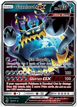 Guzzlord GX 63/111 (SM - Crimson Invasion)  - Holofoil | Good Games Adelaide SA