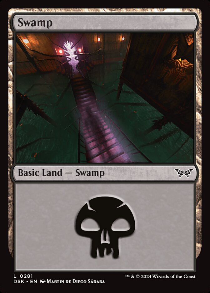 Swamp 281 (Duskmourn: House of Horror)  - Foil | Good Games Adelaide SA