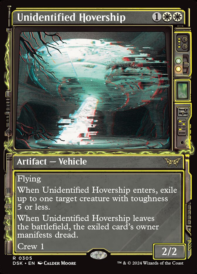 Unidentified Hovership 305 (Duskmourn: House of Horror)  - Foil | Good Games Adelaide SA