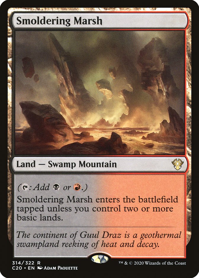 Smoldering Marsh 314 (Commander 2020)  | Good Games Adelaide SA