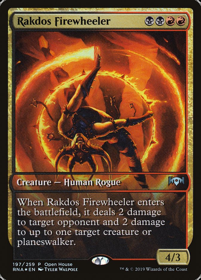 Rakdos Firewheeler 197 (Open House Promos)  - Foil | Good Games Adelaide SA