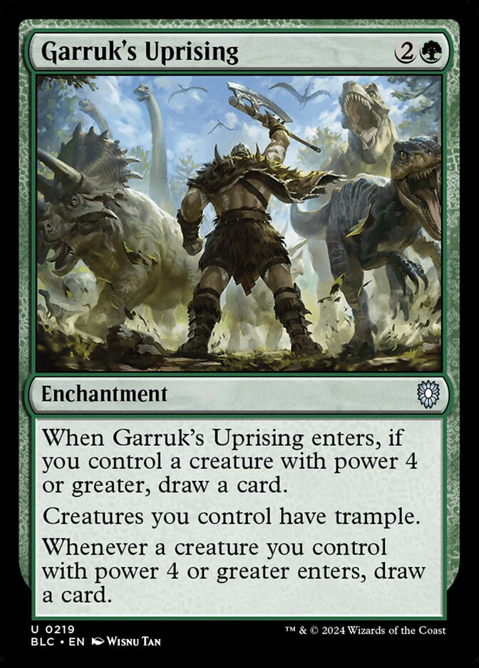 Garruk's Uprising 219 (Commander: Bloomburrow)  | Good Games Adelaide SA