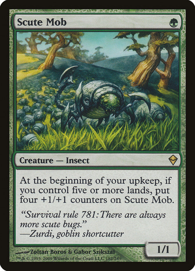 Scute Mob 182 (Zendikar)  - Foil | Good Games Adelaide SA