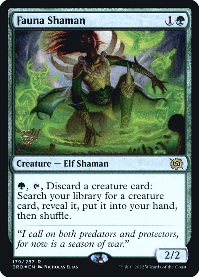 Fauna Shaman 179 (Prerelease Cards)  - Foil | Good Games Adelaide SA