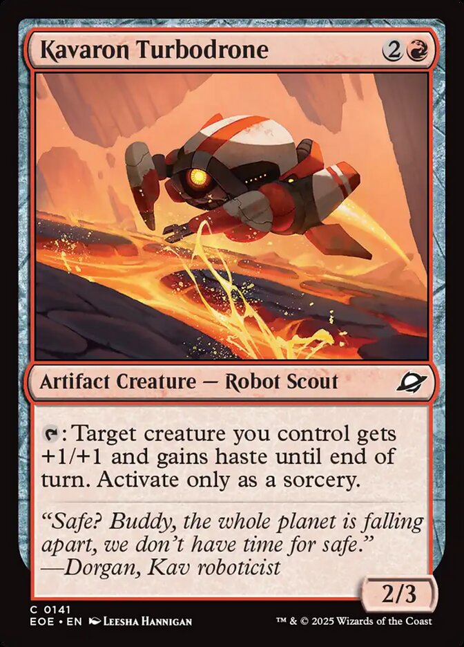 Kavaron Turbodrone 141 (Edge of Eternities)  - Foil | Good Games Adelaide SA