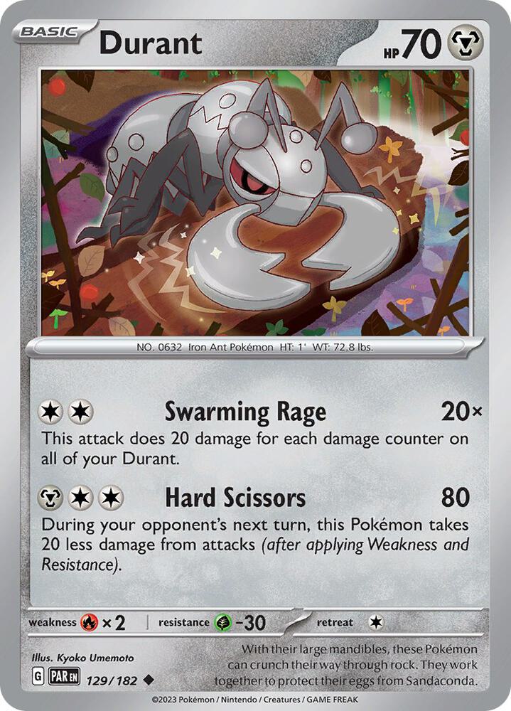 Durant 129/182 (SV04: Paradox Rift)  - Reverse Holofoil | Good Games Adelaide SA