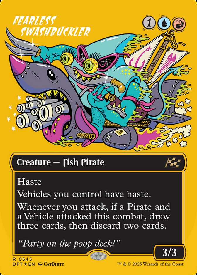 Fearless Swashbuckler 545 (Aetherdrift)  - Foil | Good Games Adelaide SA