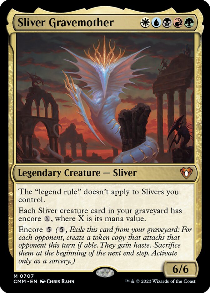 Sliver Gravemother 707 (Commander Masters)  - Foil | Good Games Adelaide SA
