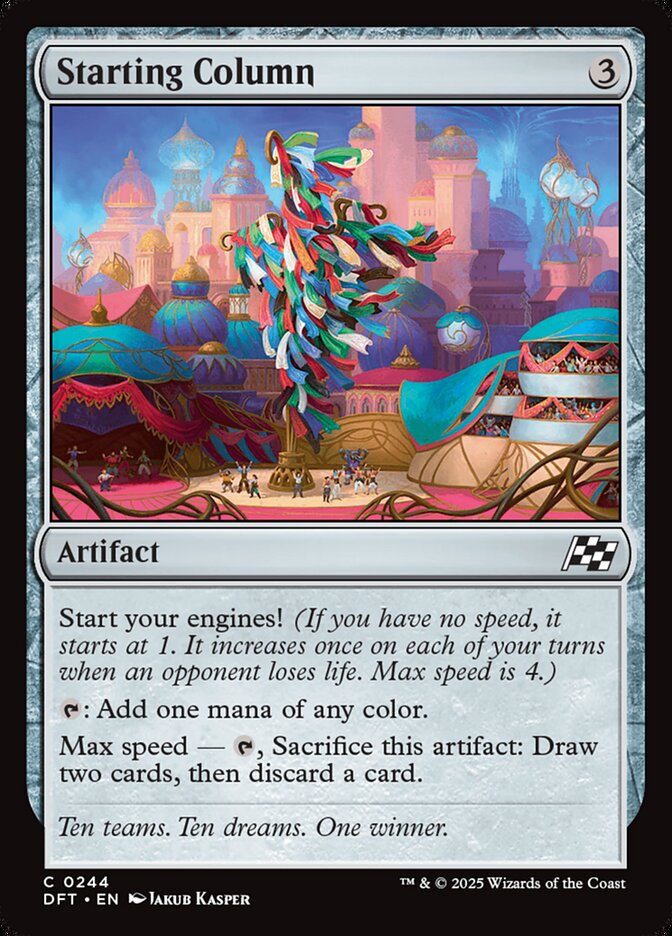 Starting Column 244 (Aetherdrift)  - Foil | Good Games Adelaide SA