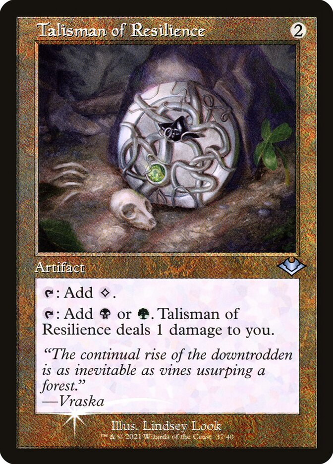Talisman of Resilience 37/40 (Modern Horizons)  - Retro Foil | Good Games Adelaide SA