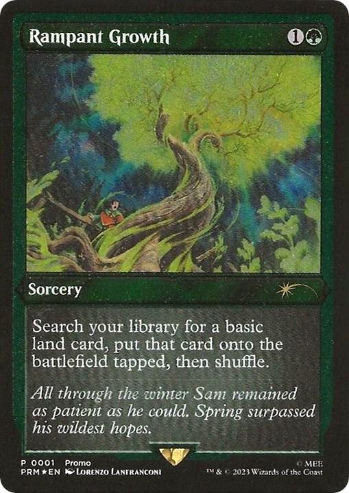 Rampant Growth Foil Etched 1 (WPN & Gateway Promos)  - Etched Foil | Good Games Adelaide SA