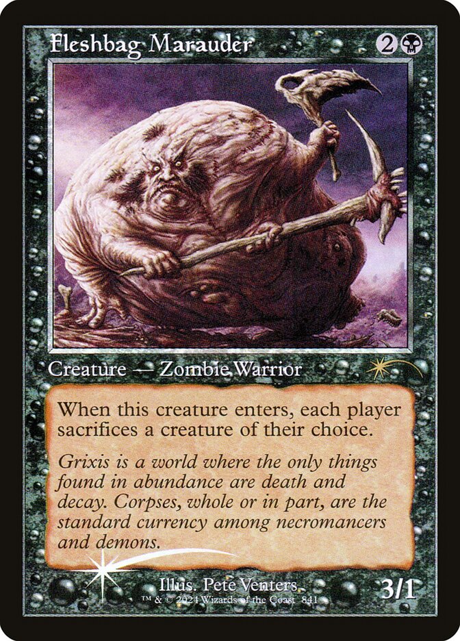 Fleshbag Marauder 841 Retro Frame 841 (Secret Lair Drop Series)  - Foil | Good Games Adelaide SA