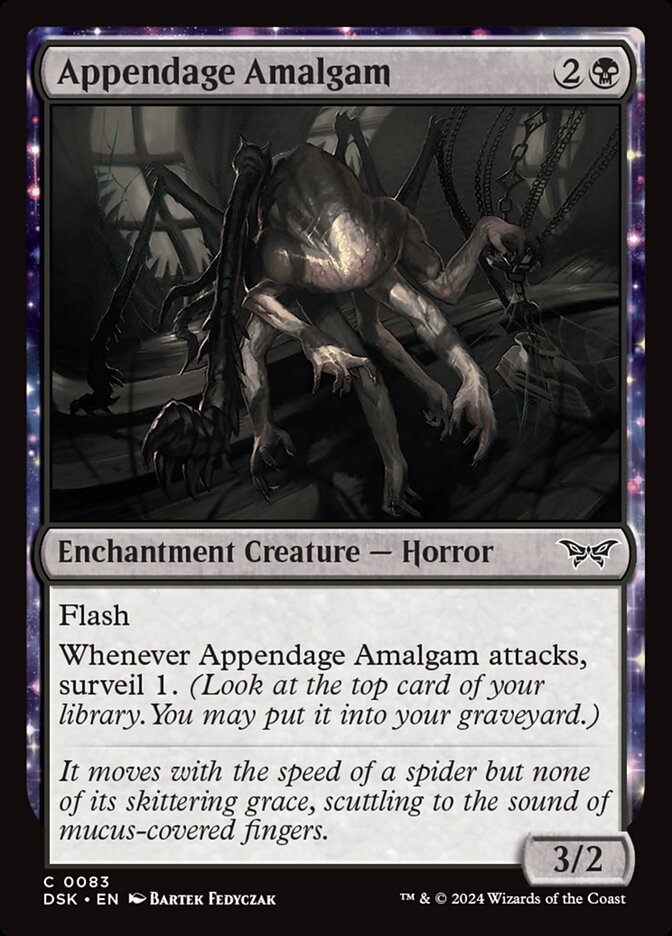 Appendage Amalgam 83 (Duskmourn: House of Horror)  - Foil | Good Games Adelaide SA
