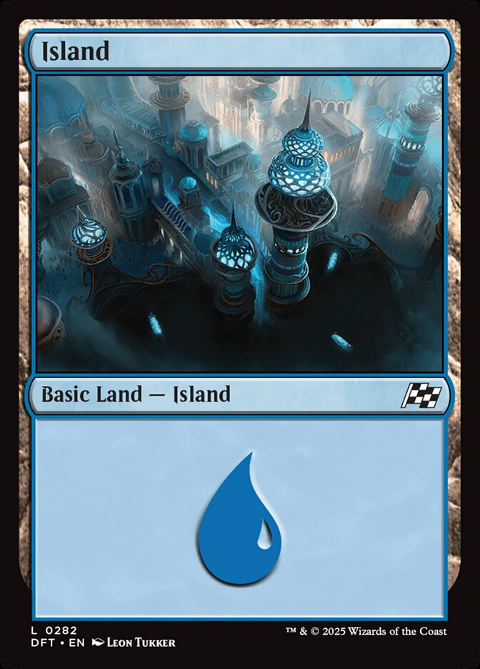 Island 282 (Aetherdrift)  - Foil | Good Games Adelaide SA