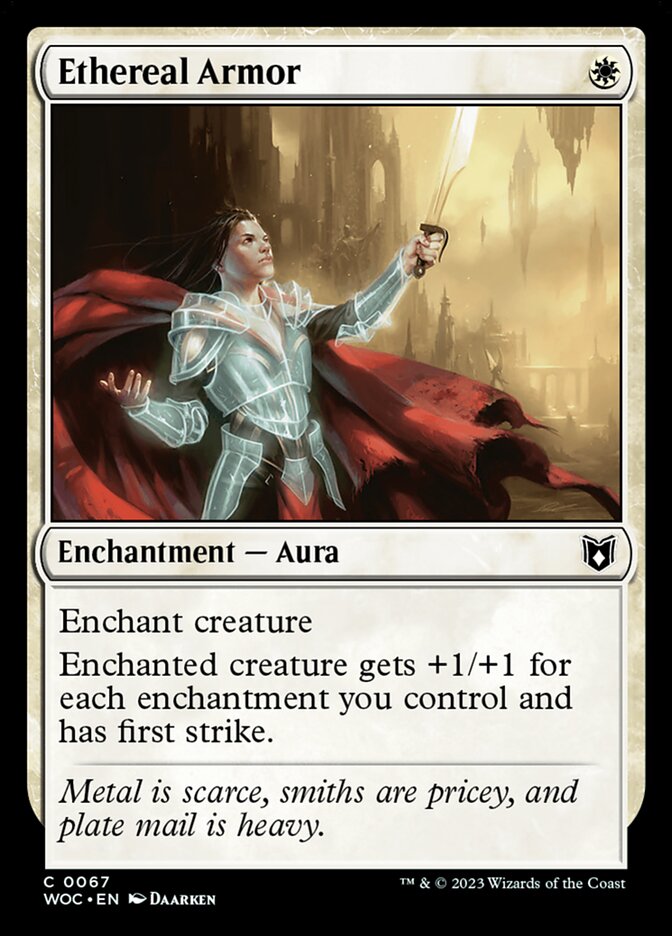 Ethereal Armor 67 (Commander: Wilds of Eldraine)  | Good Games Adelaide SA