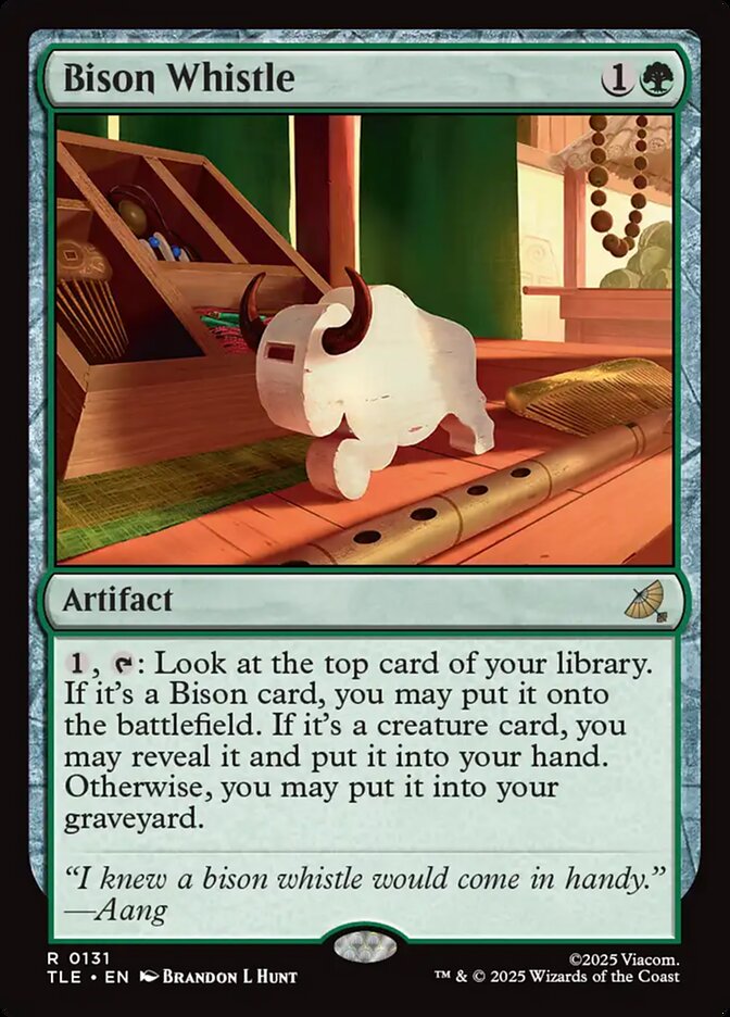 Bison Whistle 131 (Avatar: The Last Airbender: Eternal-Legal)  | Good Games Adelaide SA