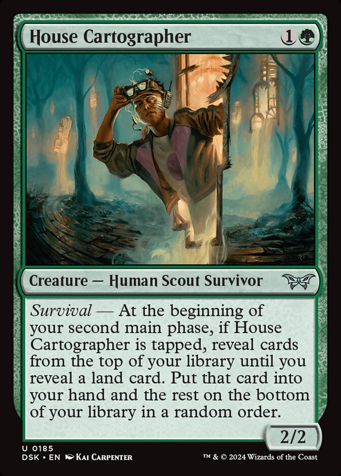 House Cartographer 185 (Duskmourn: House of Horror)  - Foil | Good Games Adelaide SA