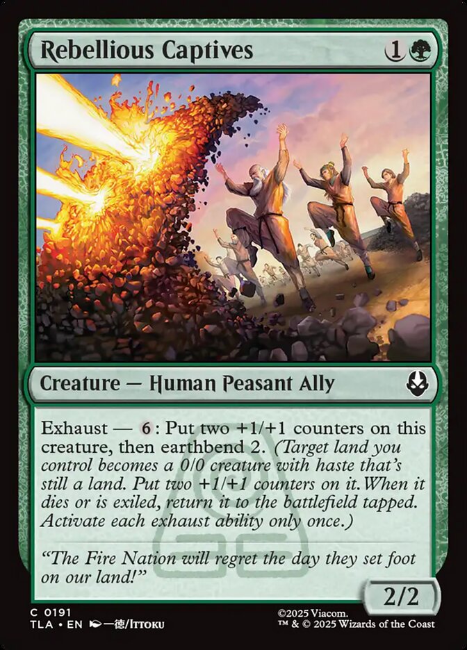 Rebellious Captives 191 (Avatar: The Last Airbender)  - Foil | Good Games Adelaide SA