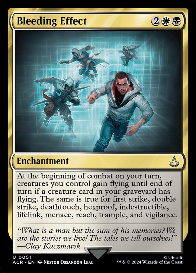 Bleeding Effect 51 (Universes Beyond: Assassin's Creed)  - Foil | Good Games Adelaide SA