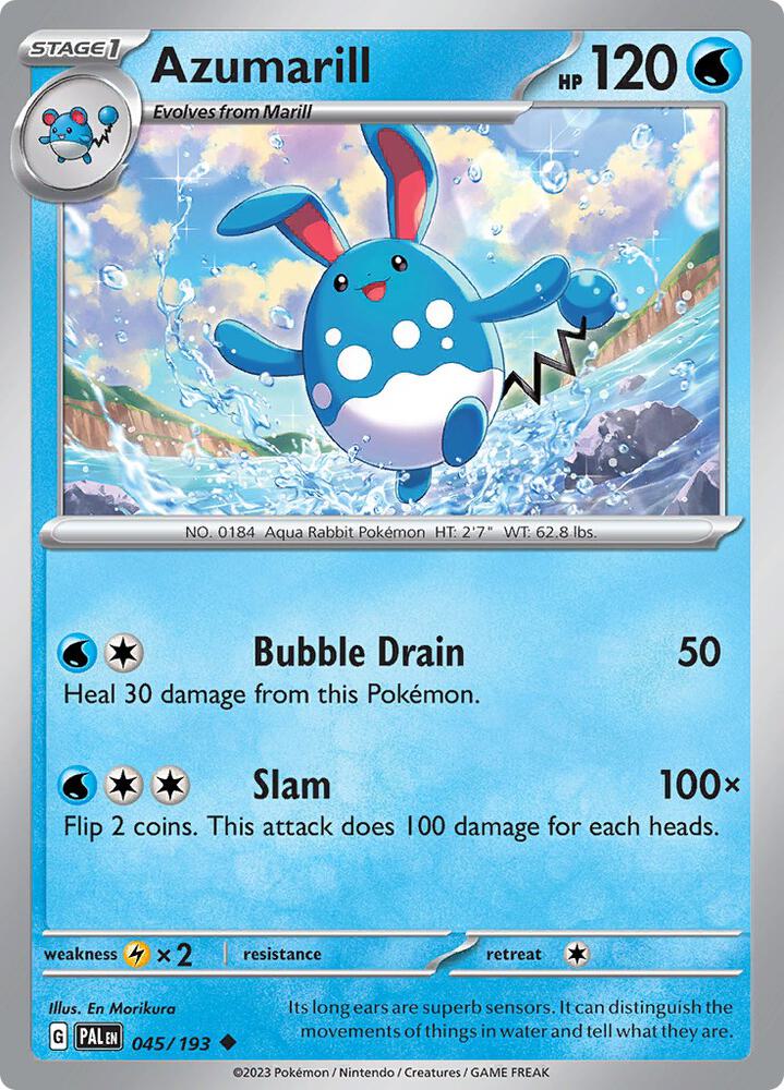 Azumarill 045/193 (SV02: Paldea Evolved)  | Good Games Adelaide SA